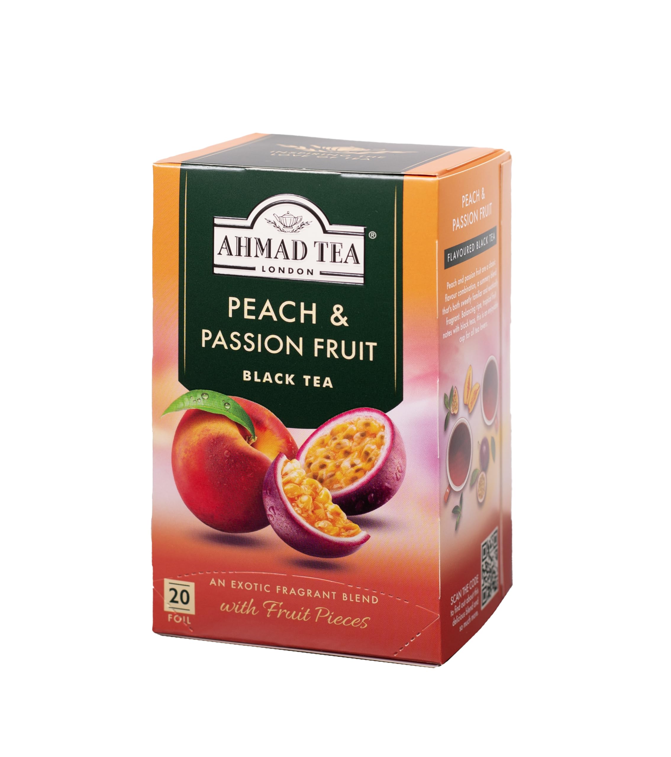 Ahmad Tea honored with 22 Great Taste Awards on packaging.