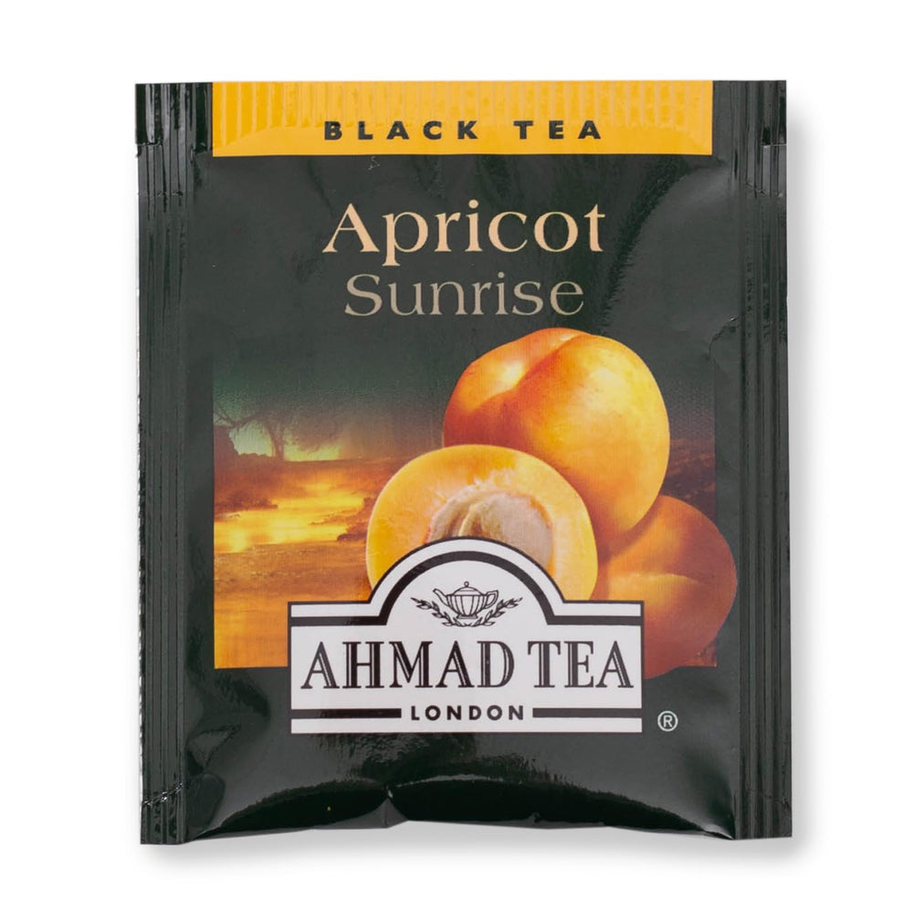 Ahmad Tea Apricot Sunrise aroma emphasizes fruity notes and marzipan hint