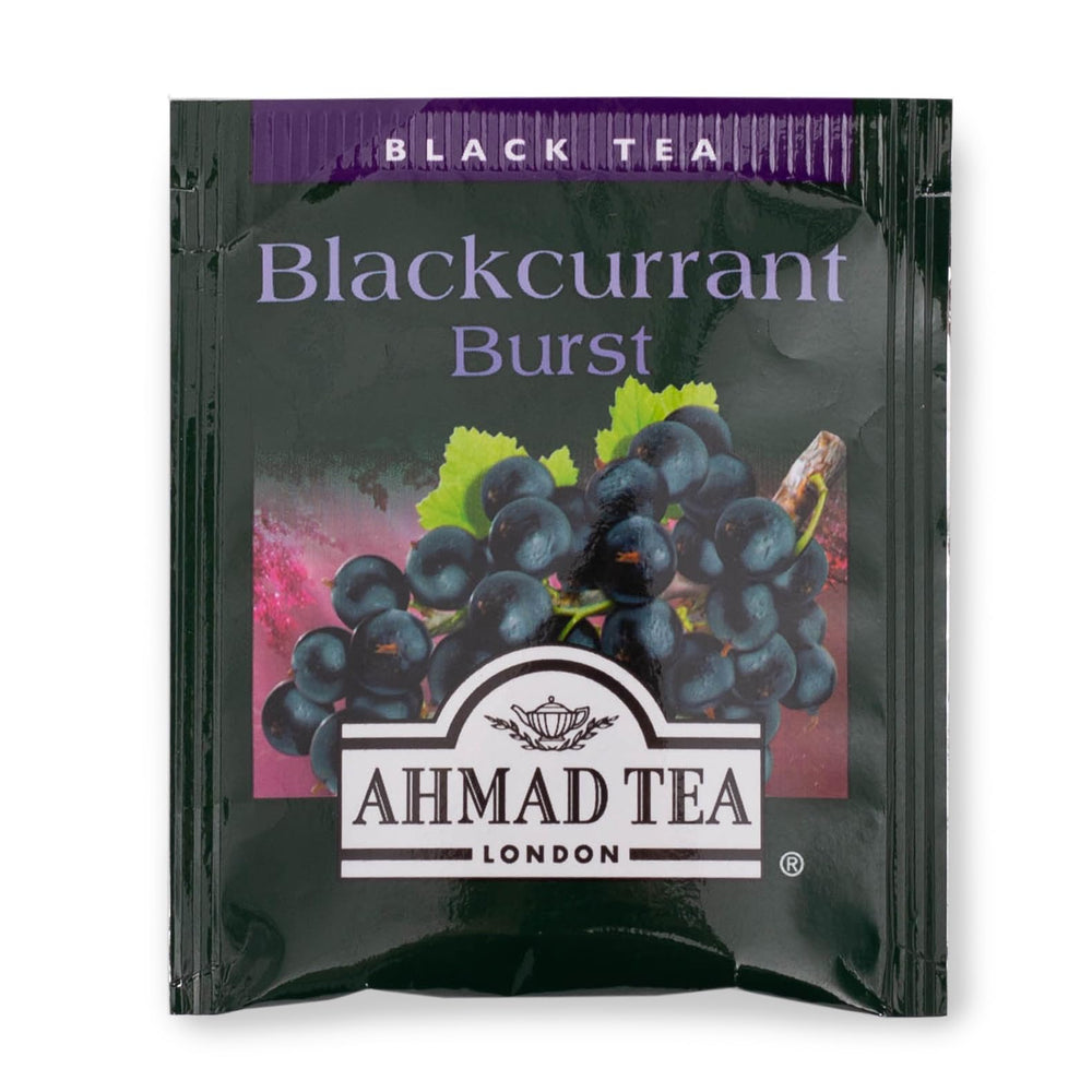 Two cups of Ahmad Tea Blackcurrant Burst ready to enjoy.