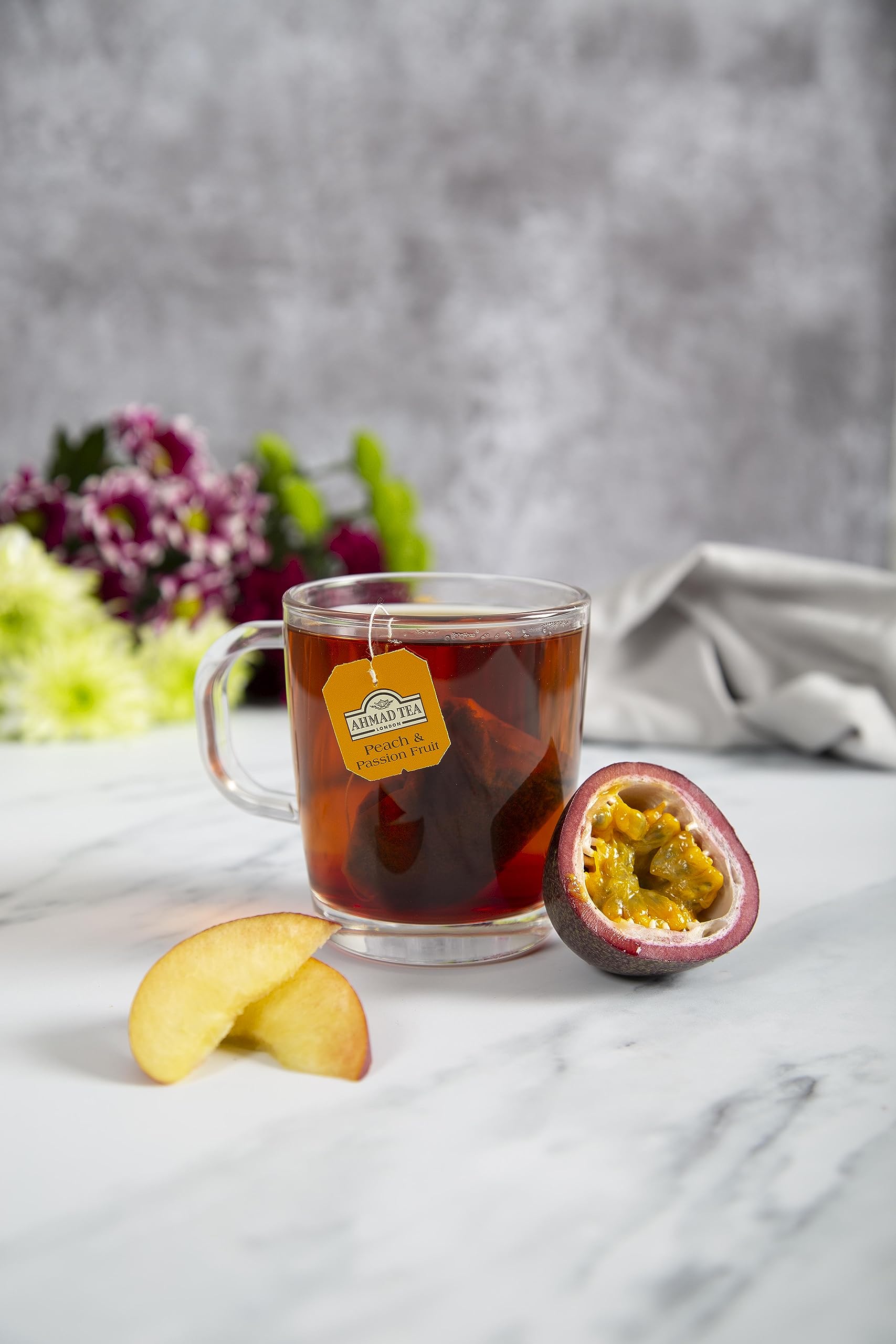 Ahmad Tea brand heritage and quality carried through the box.