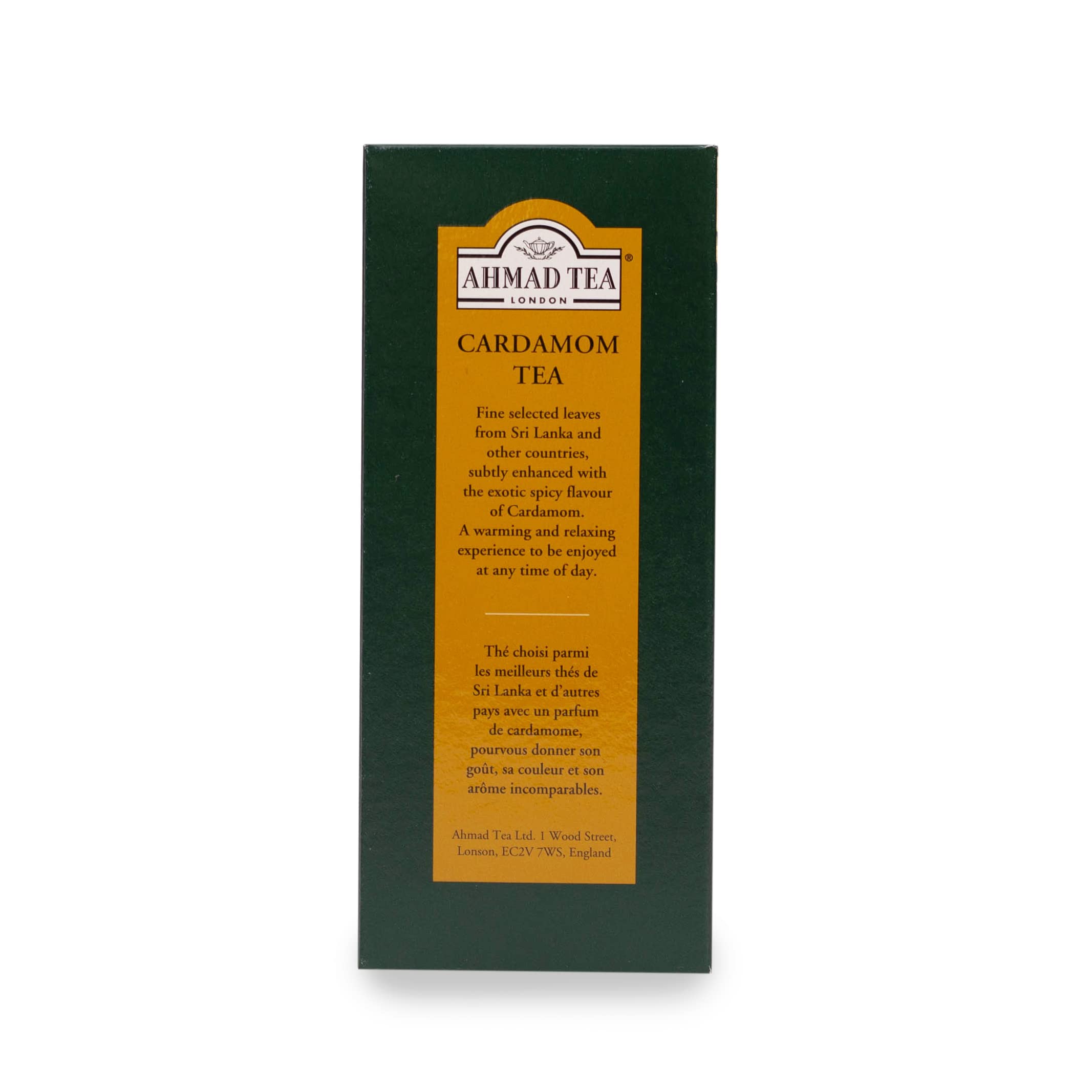 Ahmad Tea Cardamom served with hot milk for a creamy finish.