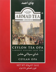 Ahmad Tea Ceylon OPA loose leaf 454g ready for a rich, balanced cup.