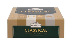 Ahmad Tea Darjeeling teabags, delicate and aromatic for a refined afternoon break.