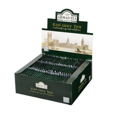 Ahmad Tea Earl Grey foil teabags emphasize Kenyan leaves aroma