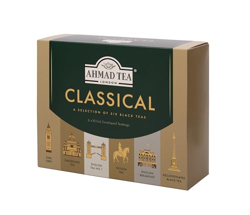 Ahmad Tea Earl Grey teabags, citrusy bergamot notes ideal for a classic tea time.