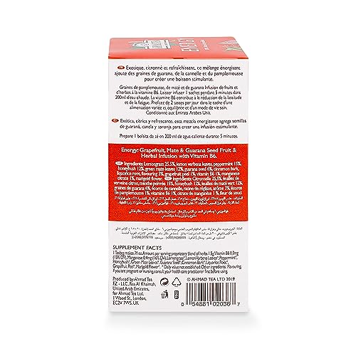 Ingredient close-up highlights grapefruit and guarana within the blend.
