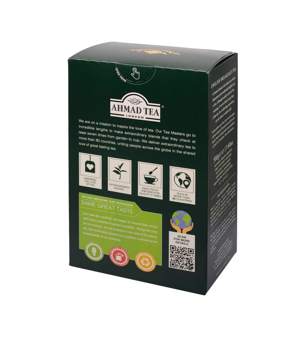 Ahmad Tea English Breakfast 500g loose leaves suitable for daily brewing.