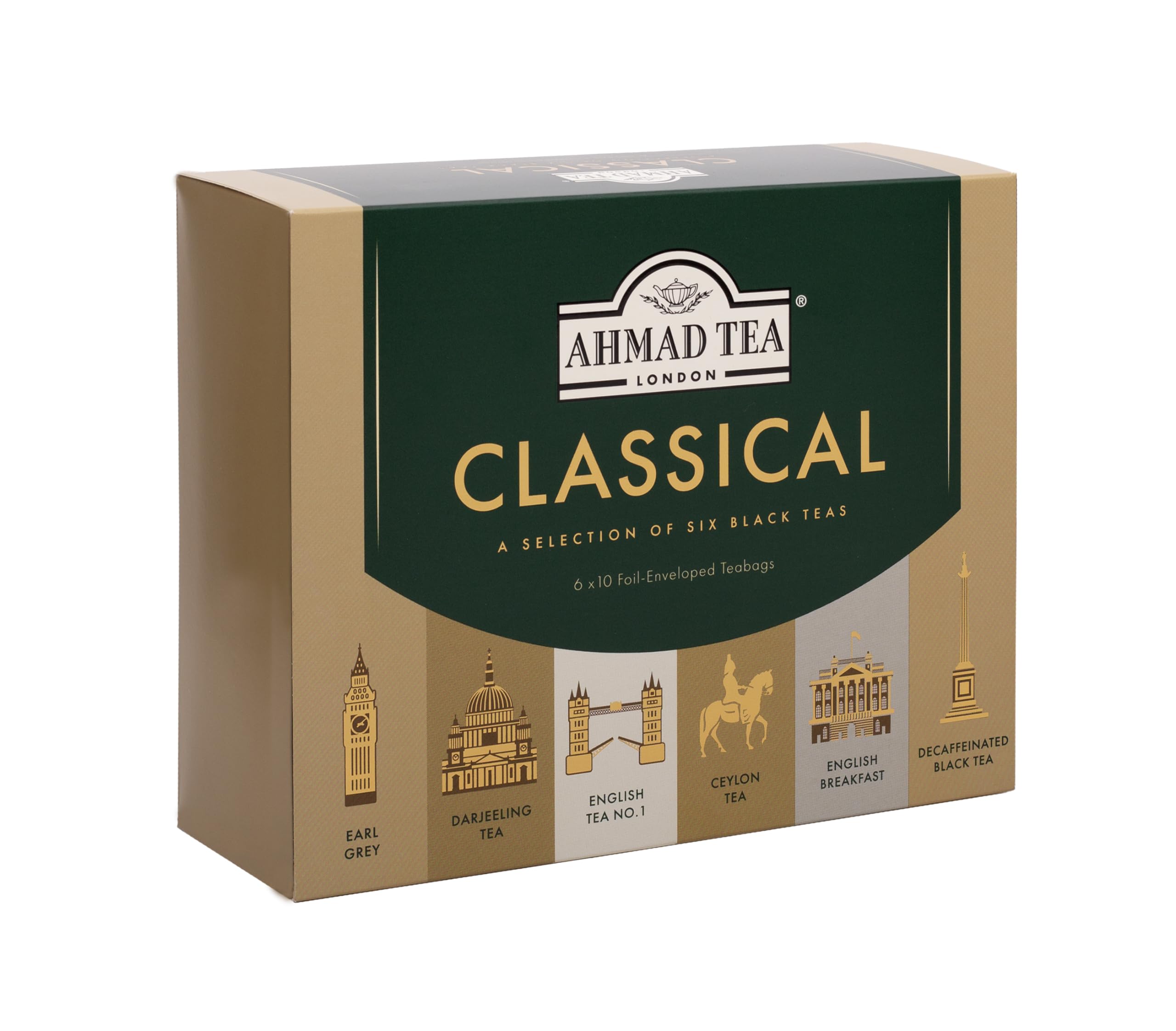 Ahmad Tea English Tea No-1 teabags, bold flavor for a timeless cuppa.