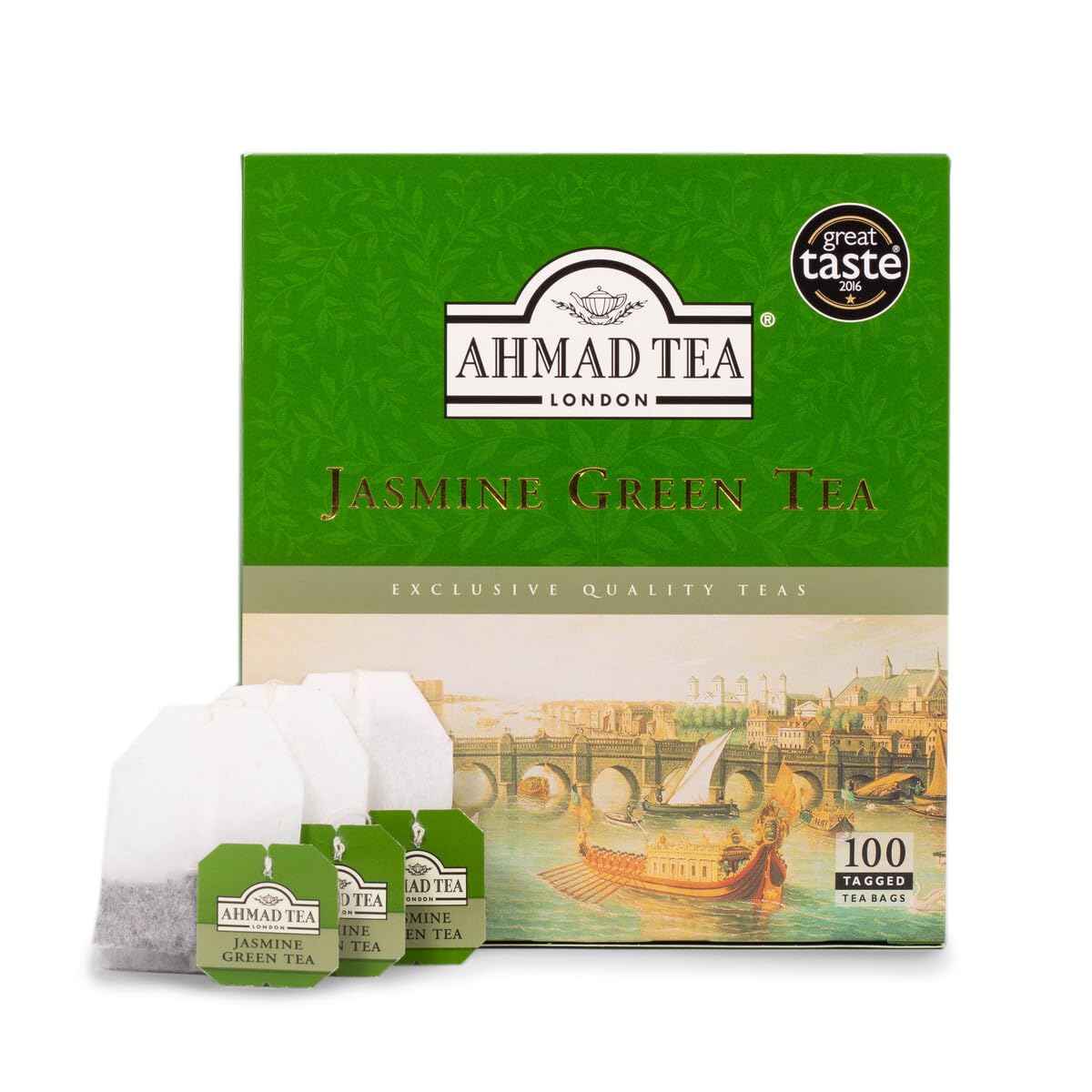 Jasmine blossoms with Ahmad Tea Jasmine Green Tea for a floral aroma