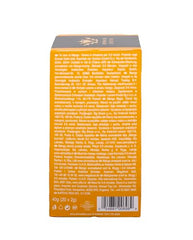 Hot cup of Mango Magic reveals rich aroma and amber liquor