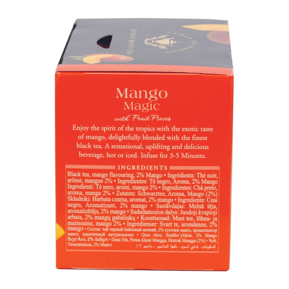 Iced Mango Magic tea offers a refreshing, citrusy chill