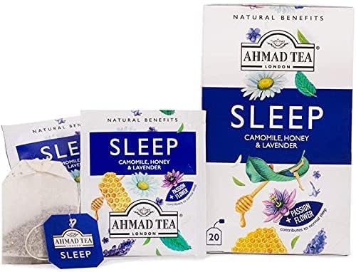 Ahmad Tea Sleep 20-count pack for everyday relaxation.