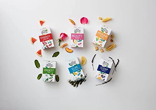 Ahmad Tea Slim hot or iced serving option showcases flexible enjoyment