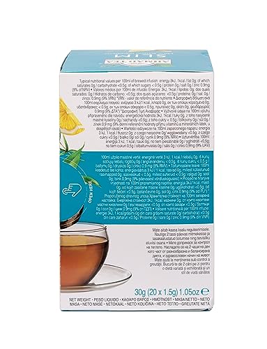 Ahmad Tea Slim ingredients include lemon peel and peppermint for brightness