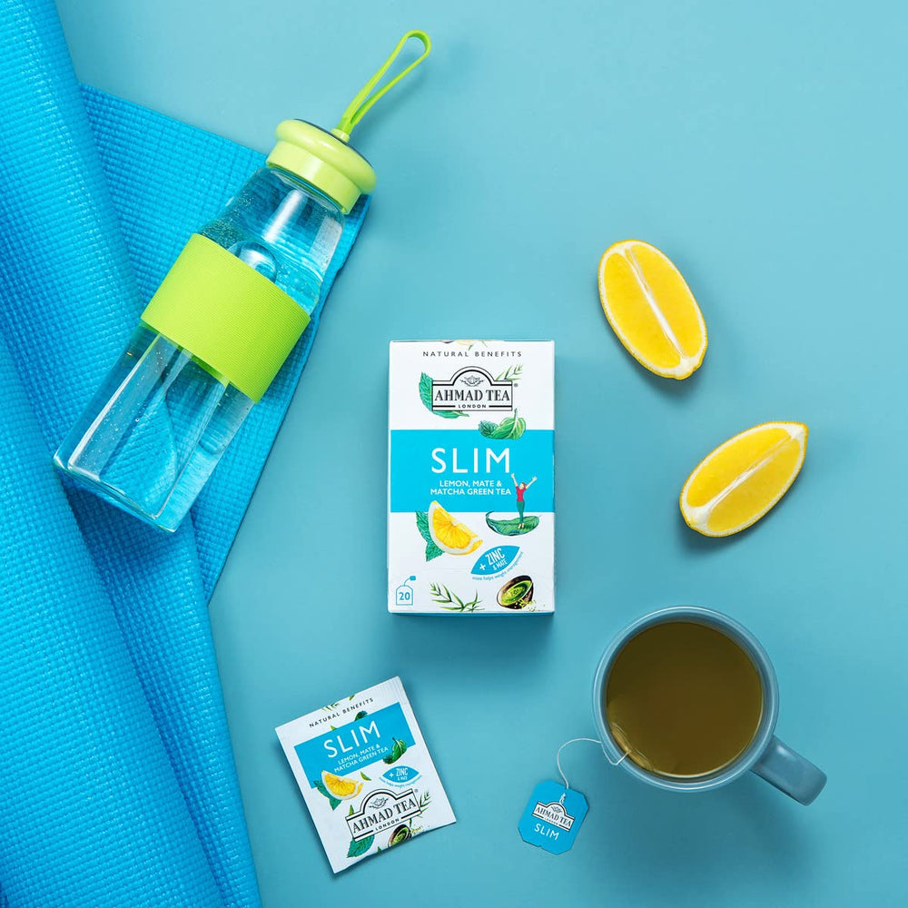 Ahmad Tea Slim matcha powder elevates energy-rich brew