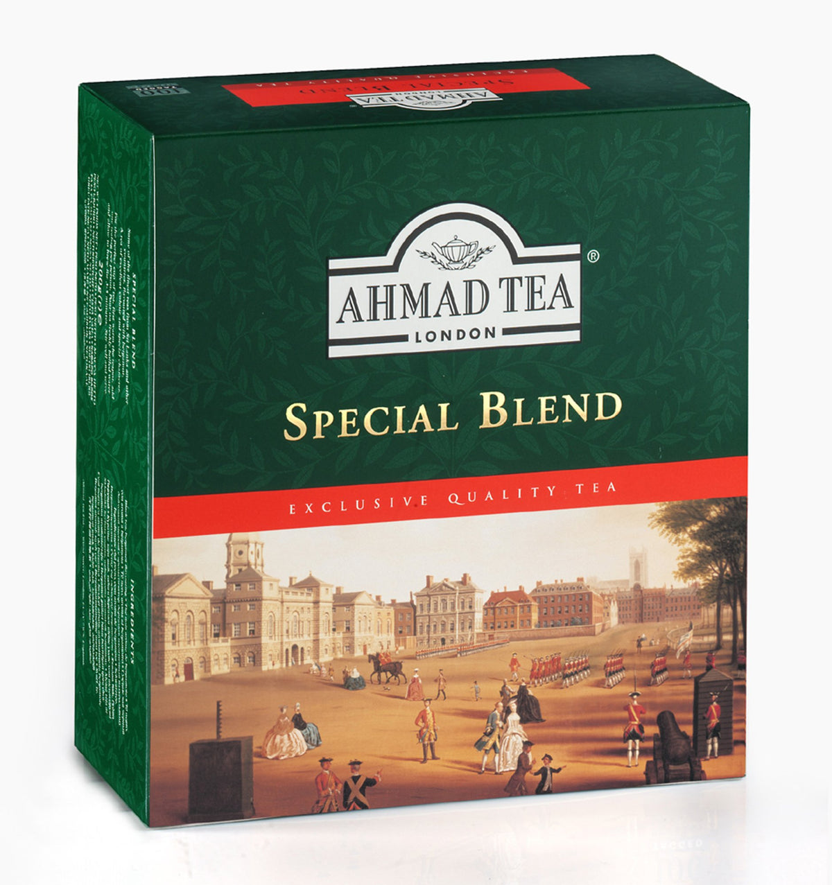 Ahmad Tea Special Blend tagged teabags ready for convenient brewing.