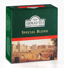 Ahmad Tea Special Blend tagged teabags ready for convenient brewing.