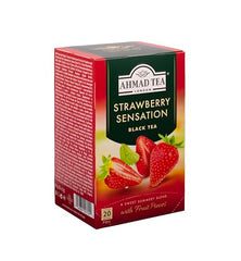 Ahmad Tea Strawberry Sensation packaging highlights quality