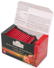 Strawberry pieces from Ahmad Tea blend for real fruit flavor