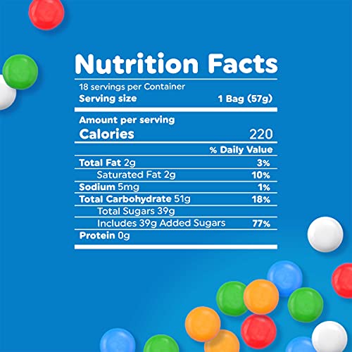 Airheads Candy Bites assorted fruits close-up shows blue raspberry and others in bright hues.