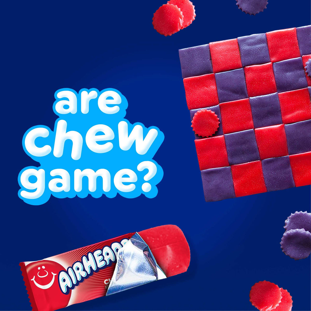 Airheads Cherry mini bar bold playful flavor