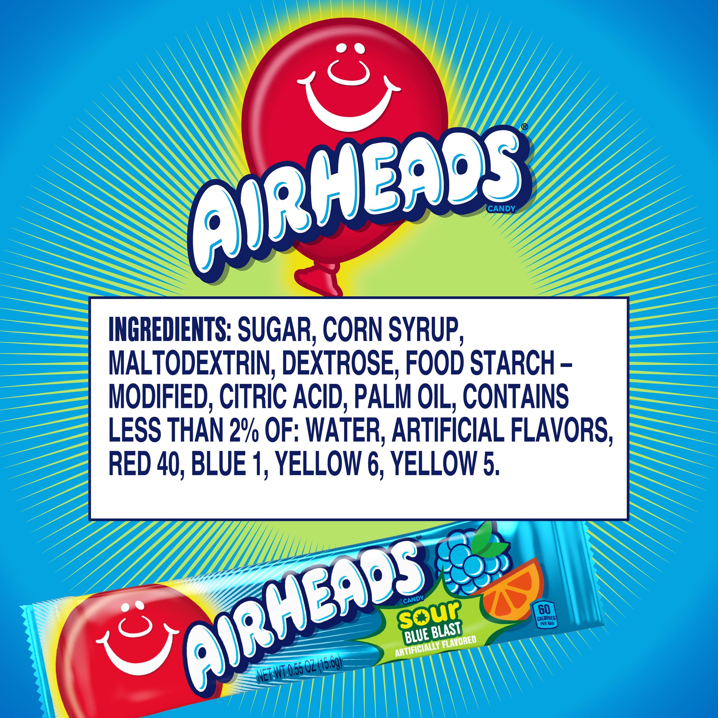 Airheads on a concession stand display, ideal party snack