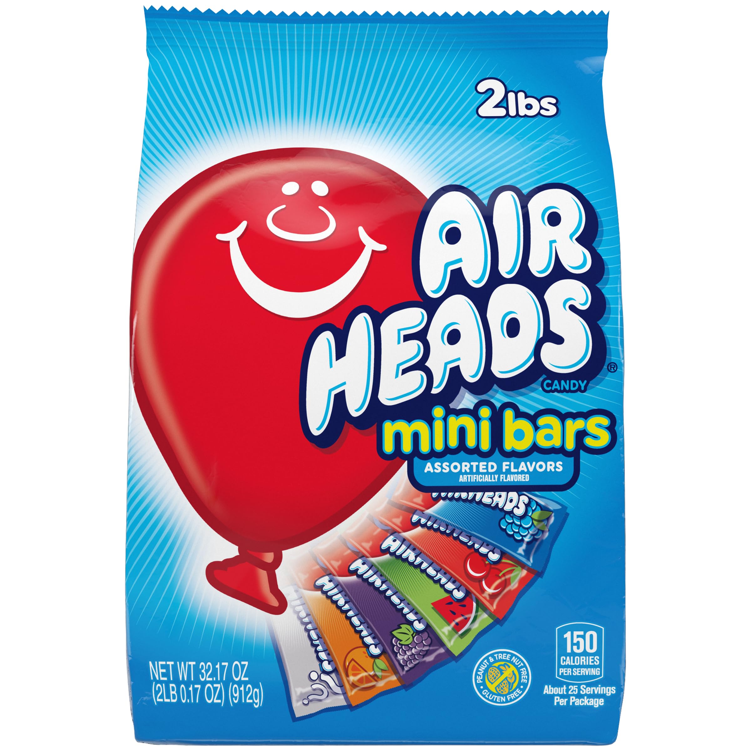 Airheads candy on concession stand display for quick snacks