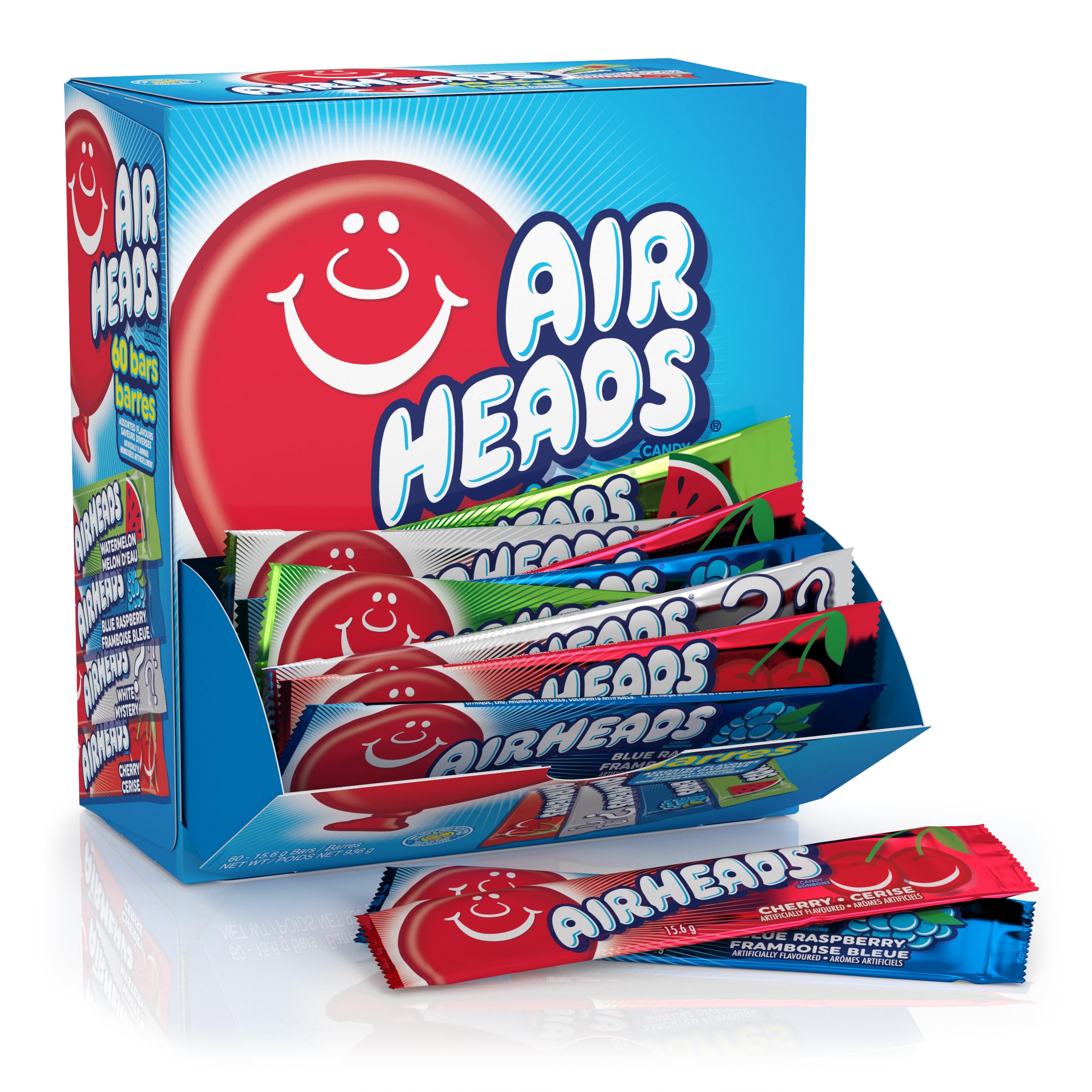 Airheads full-size bars in a six-flavor bulk pack for easy party snacks