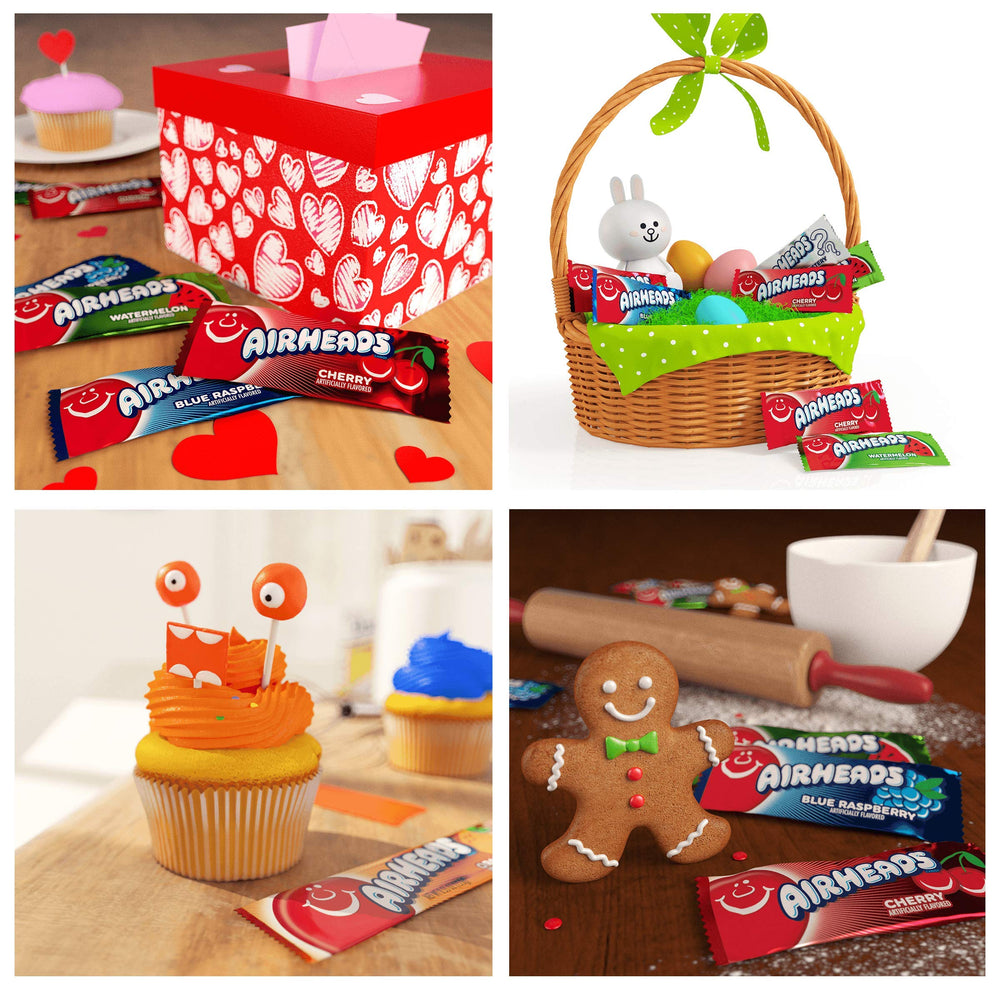 AirHeads Mini Bars are gluten-free and kosher for inclusive snacking.