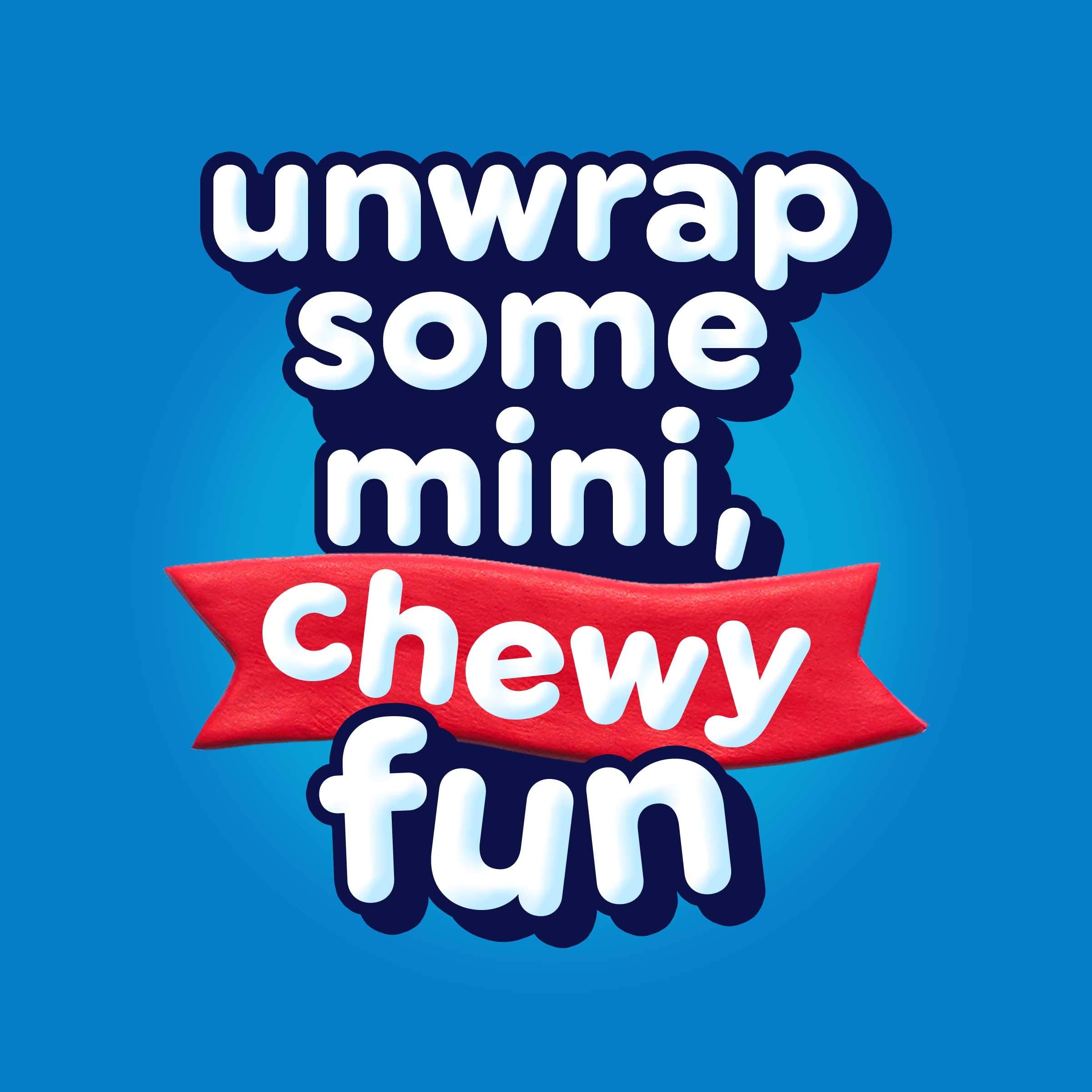 AirHeads Mini Bars individually wrapped for easy sharing.