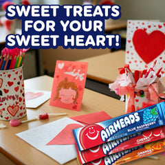 Airheads Mini Sours individually wrapped pieces ready for on-the-go snacking.