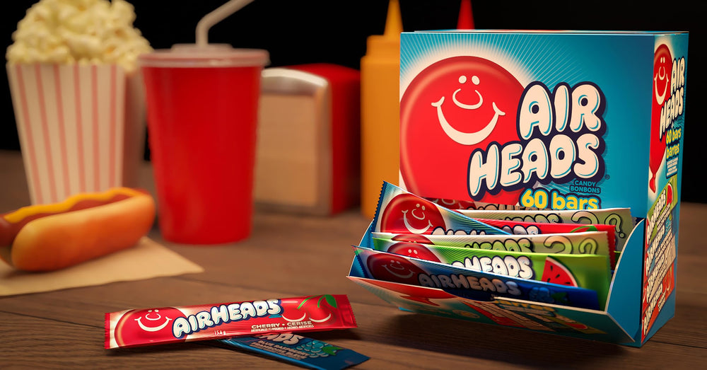 Airheads as party favors and concession stand treats with a six-flavor mix
