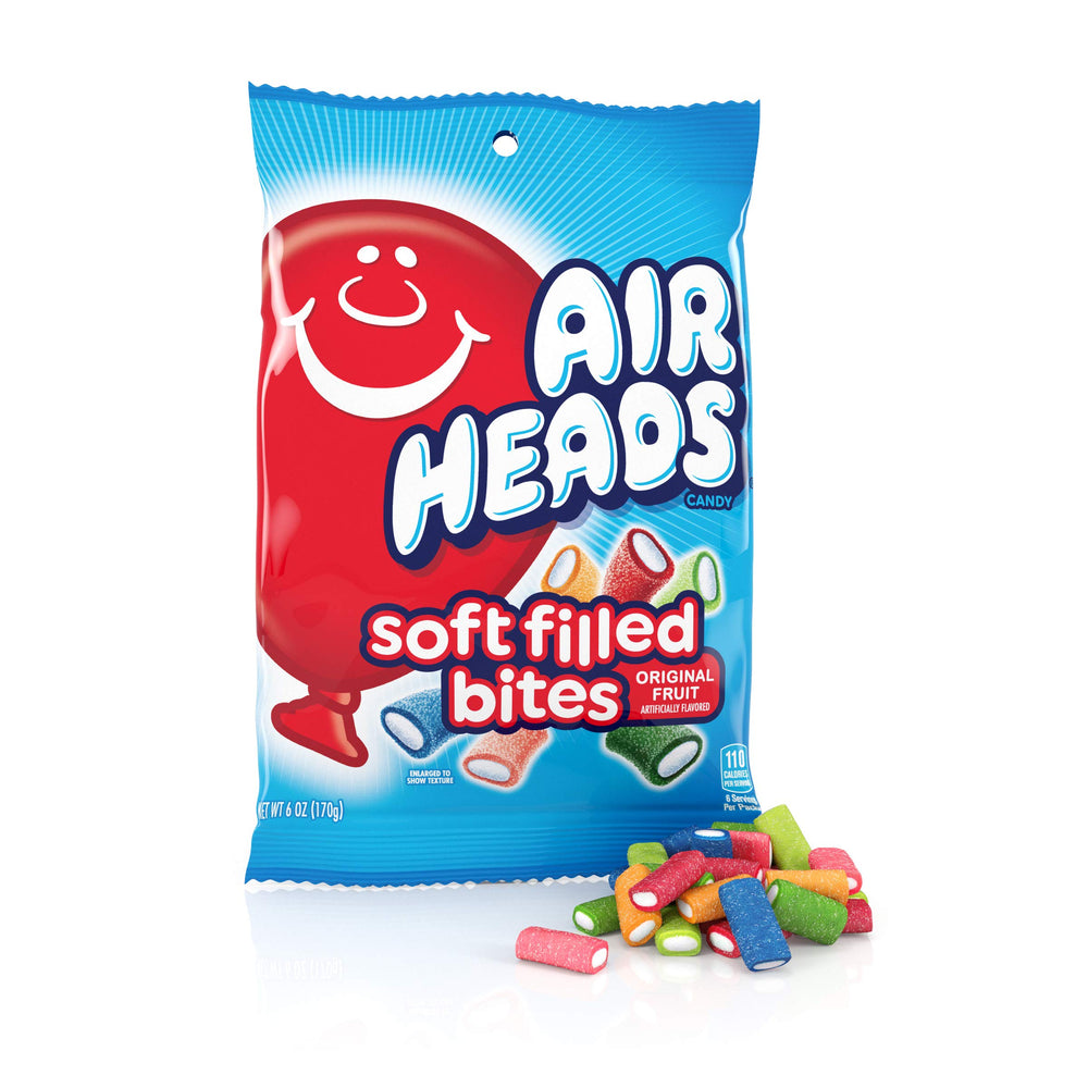 Airheads Soft Filled Bites Cherry flavor image ideal for quick treats