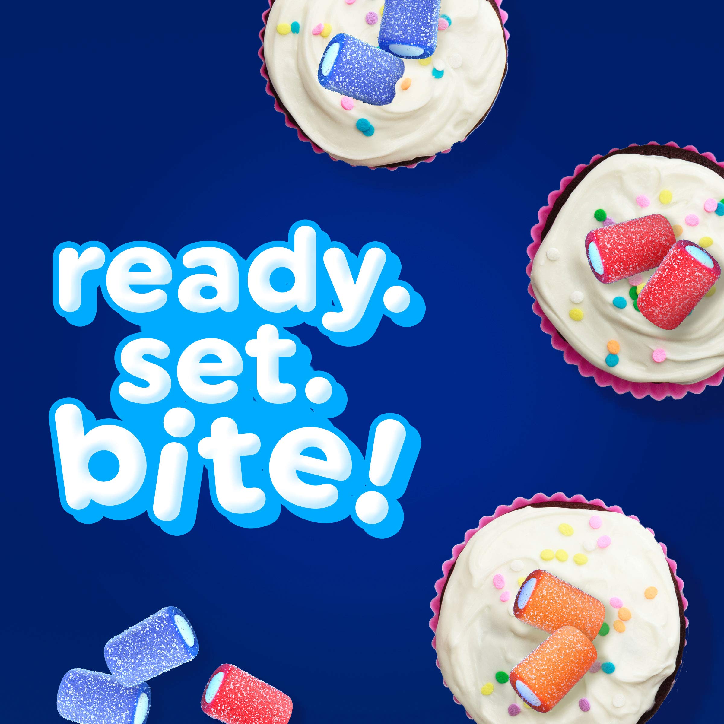 Airheads Soft Filled Bites Strawberry flavor image for on-the-go snacking