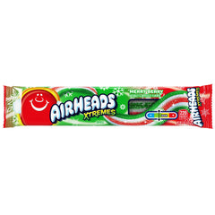 Airheads Xtremes Belts 18-pack box view, convenient shareable candy for gatherings