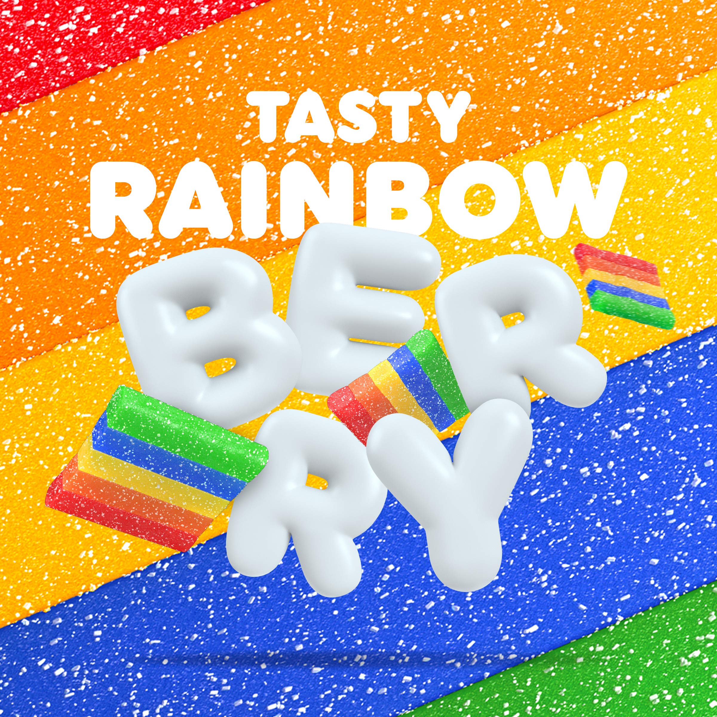 Airheads Xtremes Rainbow Berry—on-the-go chewy treat for snacking.