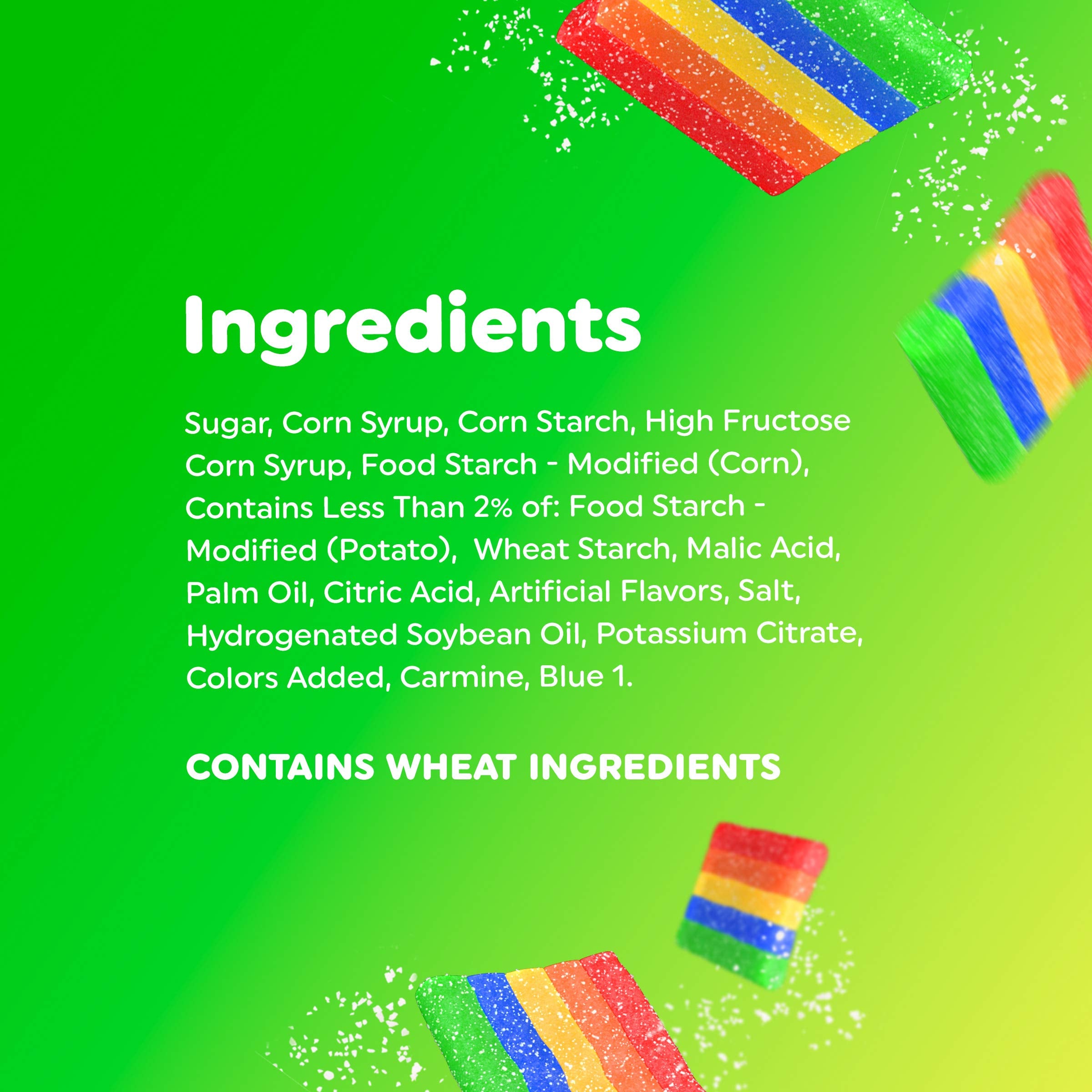 Airheads Xtremes 6 oz bags—snack-size candy for desks and desksides.