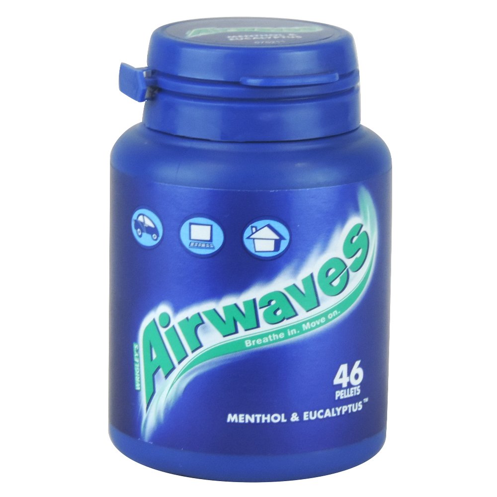 AirWaves menthol breath pack offers a refreshing, sugar-free chew for on-the-go freshness.