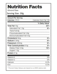 Close-up of AIVA almonds showing skin and nutty texture for baking or topping.