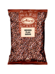 AIVA Flax Seeds 5lb bulk pack shown for baking and smoothies