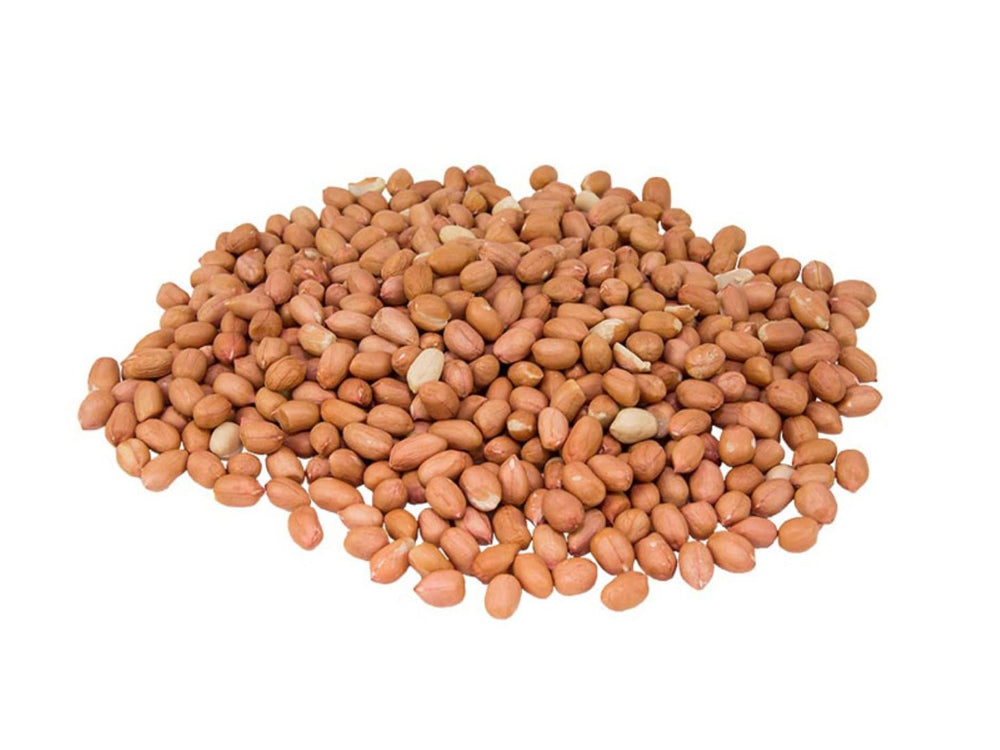 Aiva Spanish peanuts ready for roasting to boost flavor.
