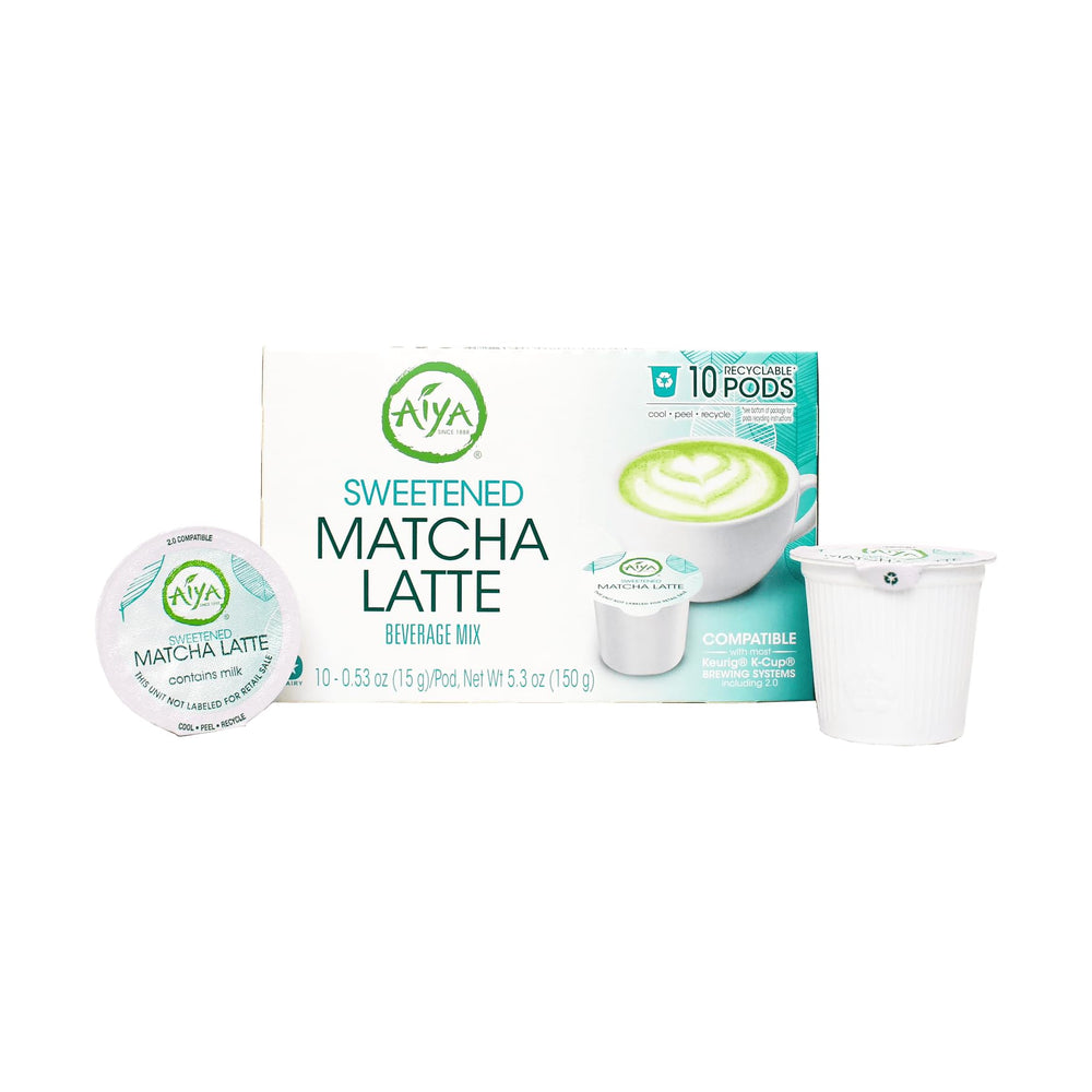 Boxed AIYA pods ready for a convenient morning ritual.