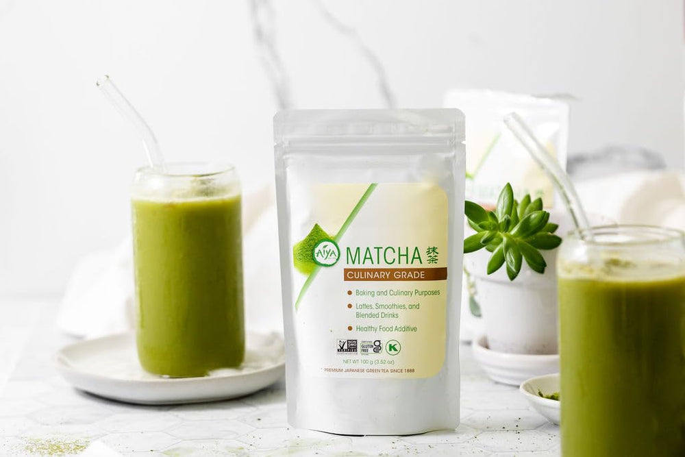 AIYA Matcha antioxidant-rich energy image illustrating a mindful lift.