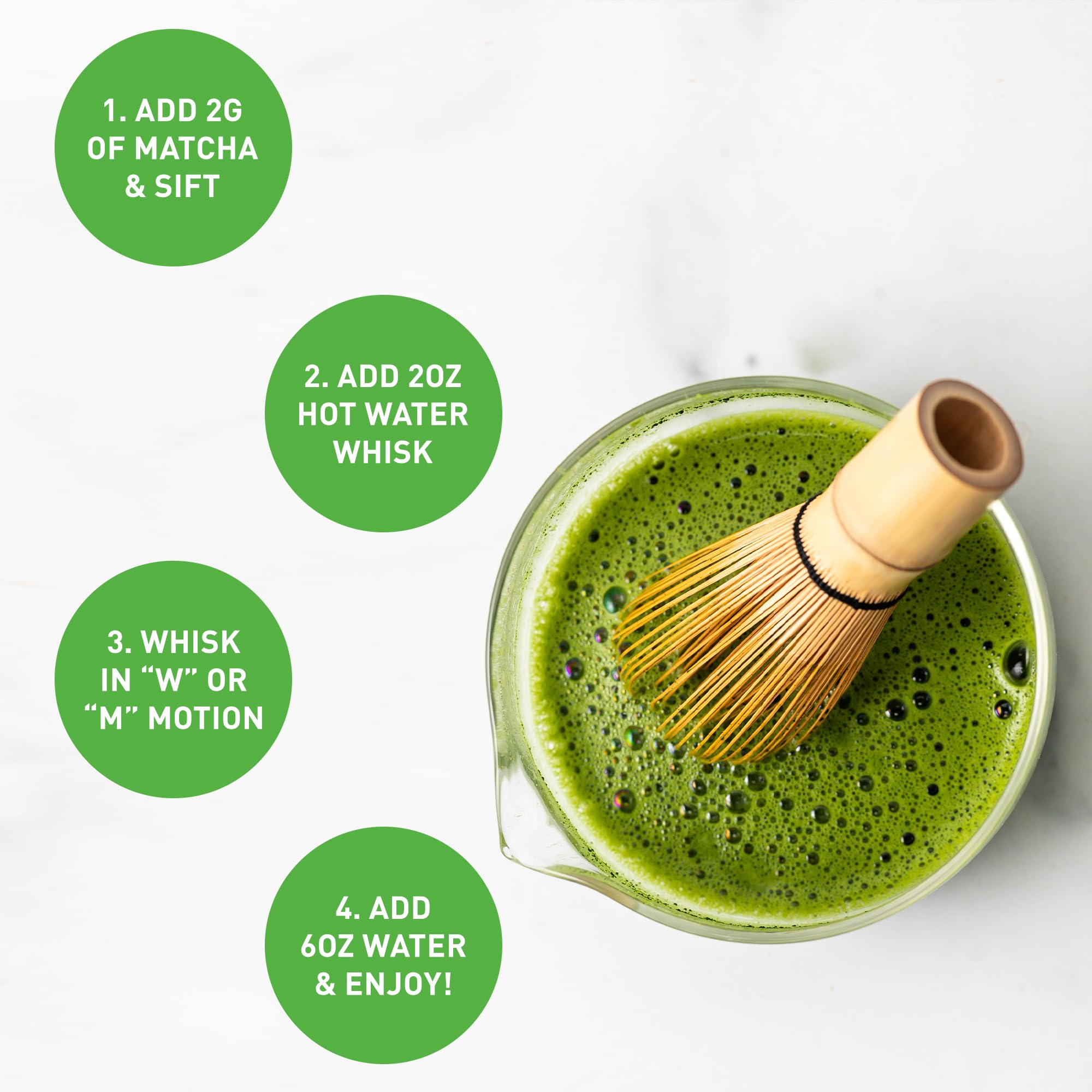 AIYA matcha smoothie scene highlighting versatile use