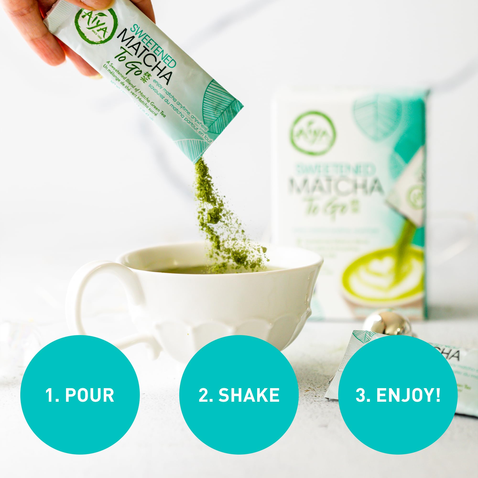 AIYA sweetened with pure cane sugar offers pleasant sweetness without artificial additives.