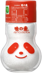 Ajinomoto Ajipanda bottle top view shows a precise shaker for easy seasoning.