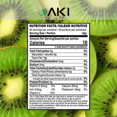 AKI Kiwi Powder jar closeup showing pale powder color