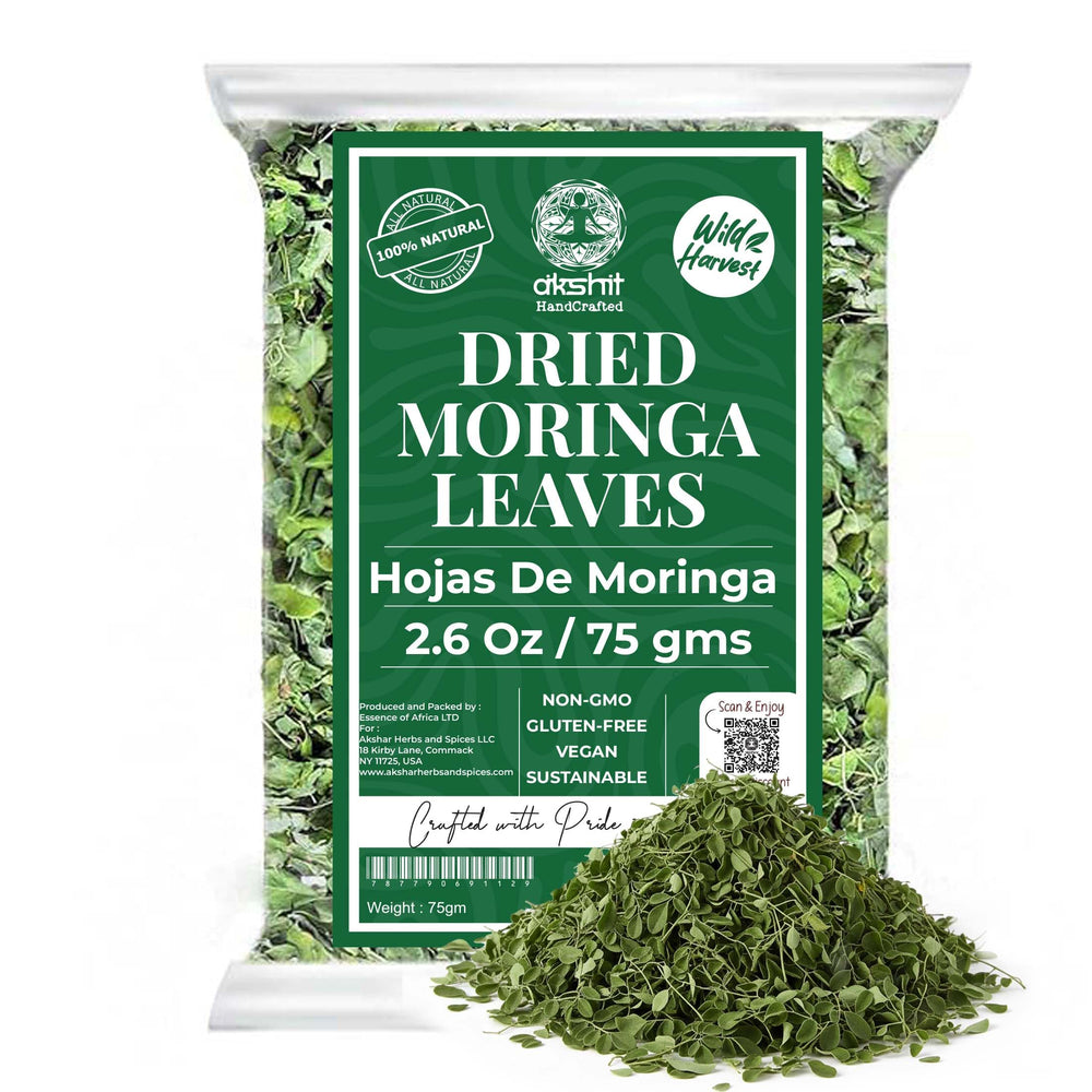 Akshit Moringa leaves fresh harvest for tea with vibrant aroma