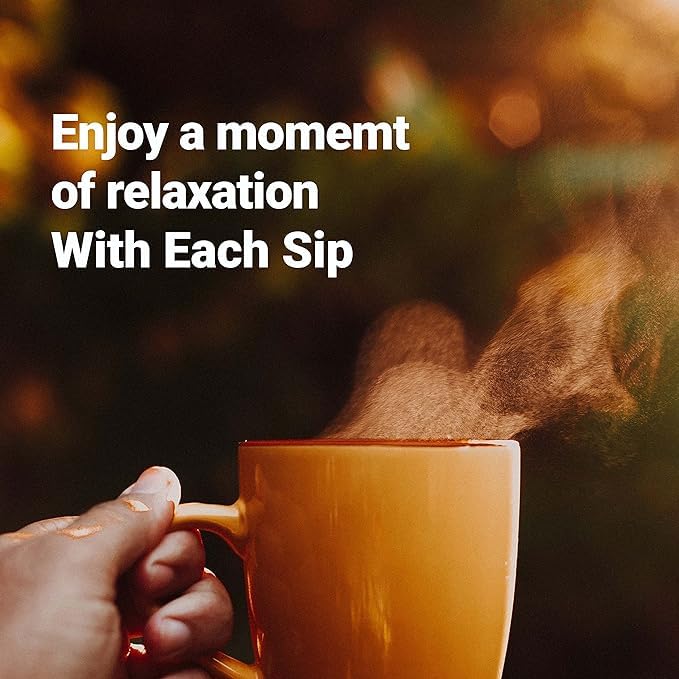 A warm cup of Akshit Moringa tea close-up