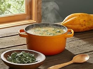 Akshit papaya leaf as cooking ingredient for subtle herbal notes.